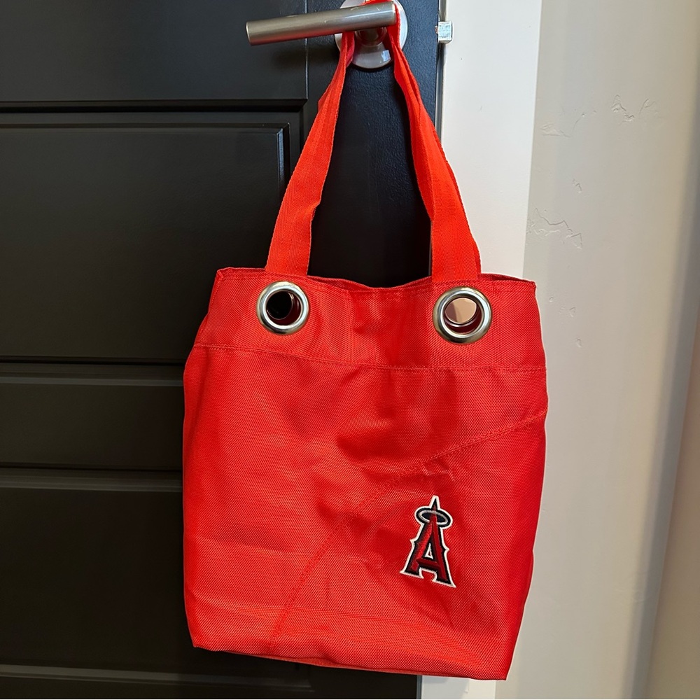 MLB Angels Red Tote Bag